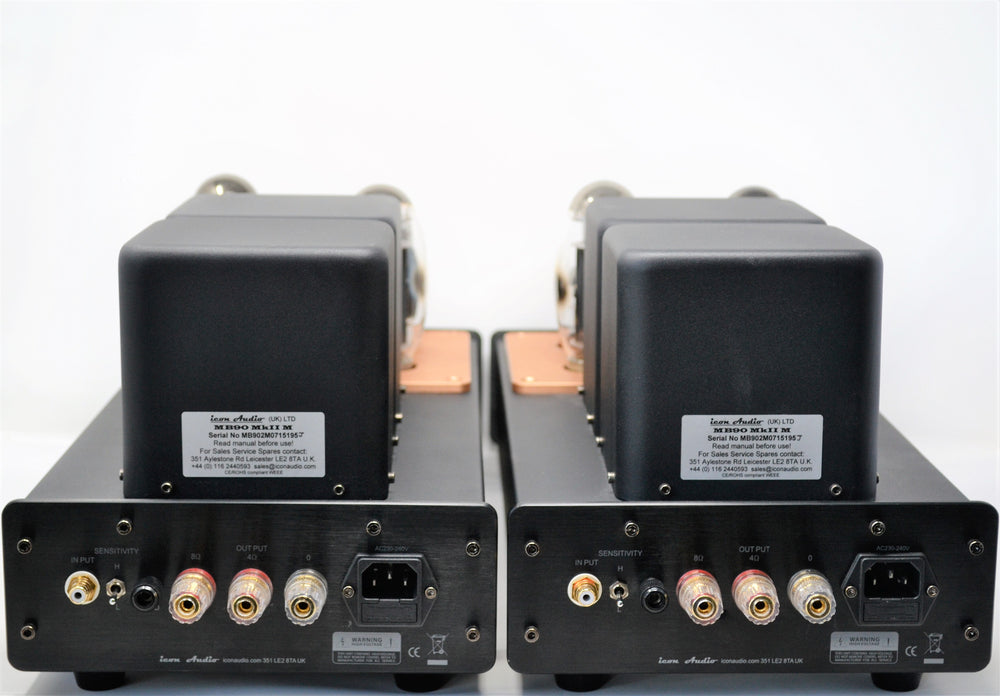 Icon Audio MB90 MkII M Mono Block Power Amplifiers (pair)