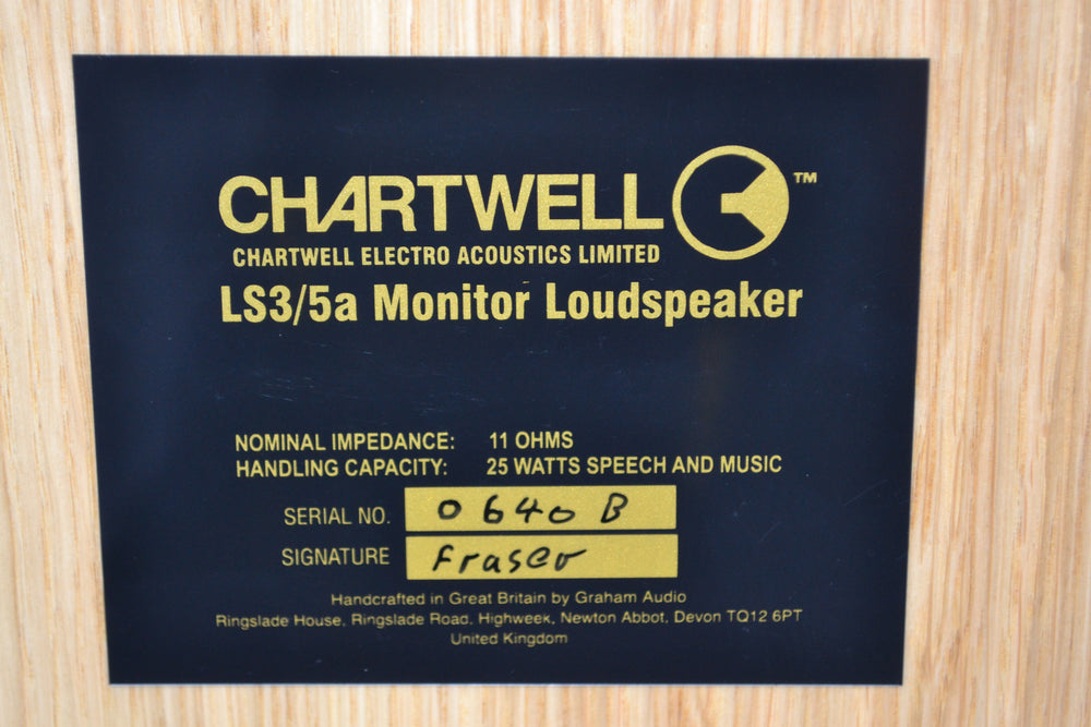 Graham Audio Chartwell BBC LS3/5A (pair)