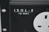 ISOL-8 10-way mains distribution unit