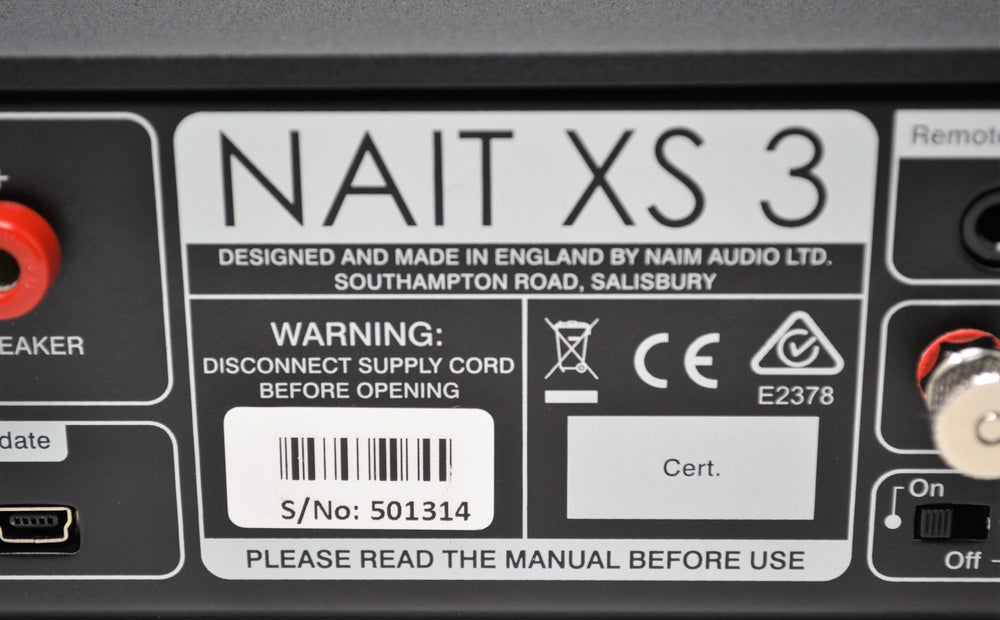 Naim NAIT XS 3 integrated amplifier (late 2021)