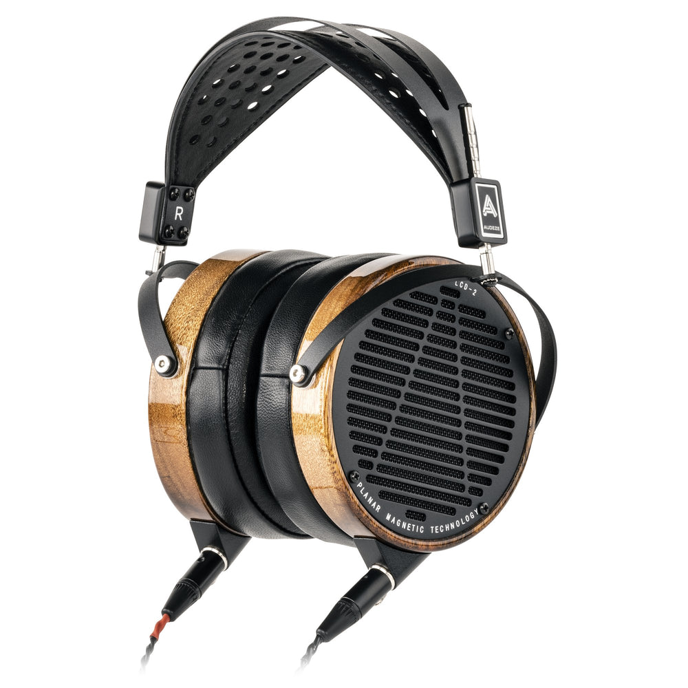 Audeze LCD-2 headphones (Black/Shedua Wood). Brand-new